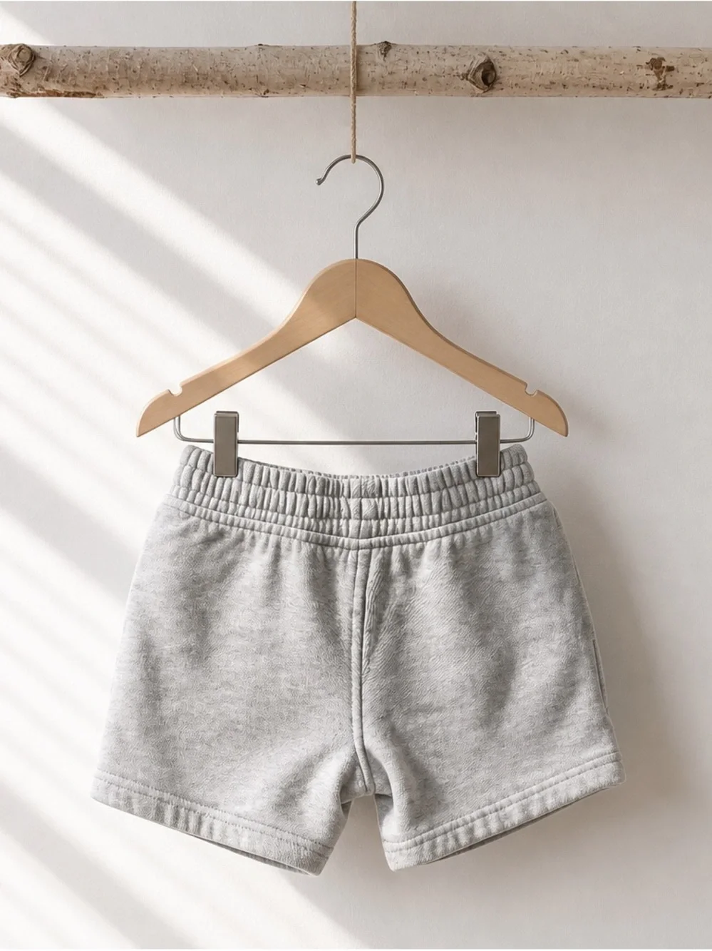 The North Face Kids Grey Fleece Shorts